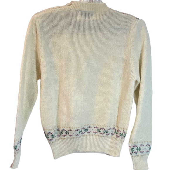 Vintage Penrose Sweater w/ Buttons on the Shoulder Sz Small - Picture 2 of 4